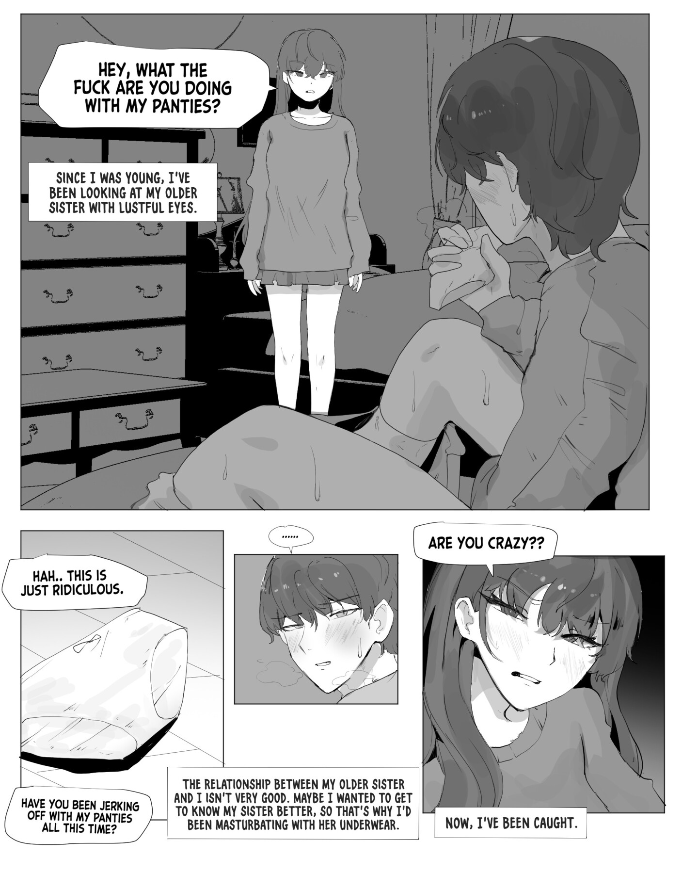 Hentai Manga Comic-A Story About Getting Trained By My Older Sister-Read-2